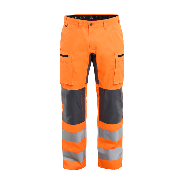 VARSELBYXA 1585 1811 STRETCH VARSELORANGE/MELLANGRÅ C58