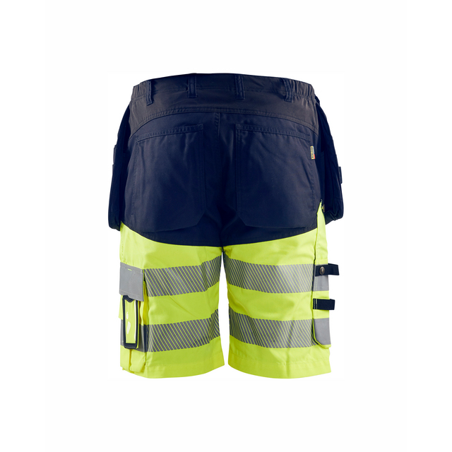 VARSELSHORTS 1596 1811 MARINBLÅ/VARSELGUL C60