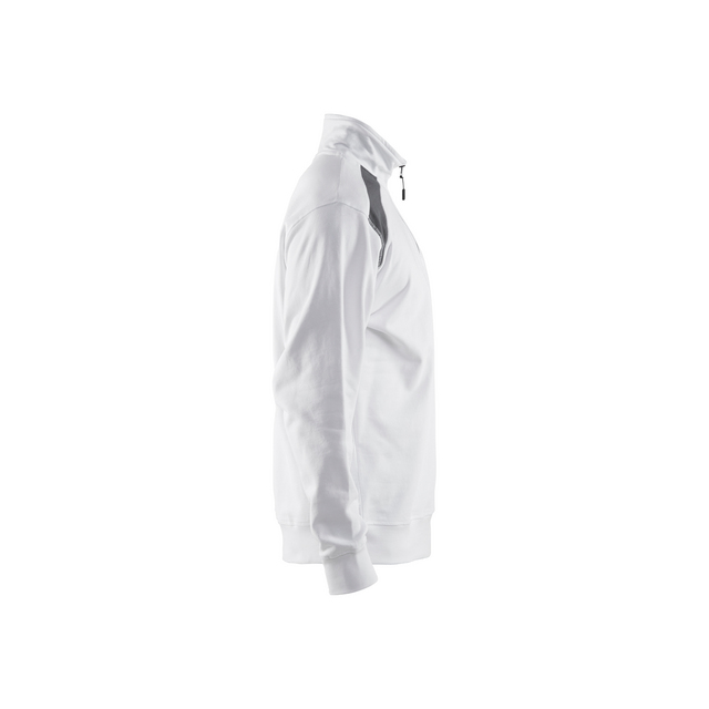 TRÖJA 3353 1158 MED KRAGE VIT/MÖRKGRÅ XXL