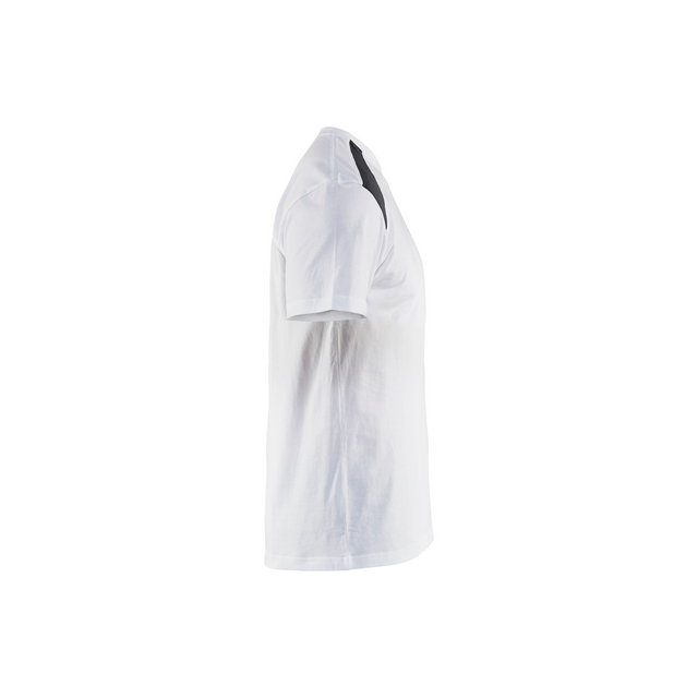 T-SHIRT 3379 1042 VIT/MÖRKGRÅ 4XL