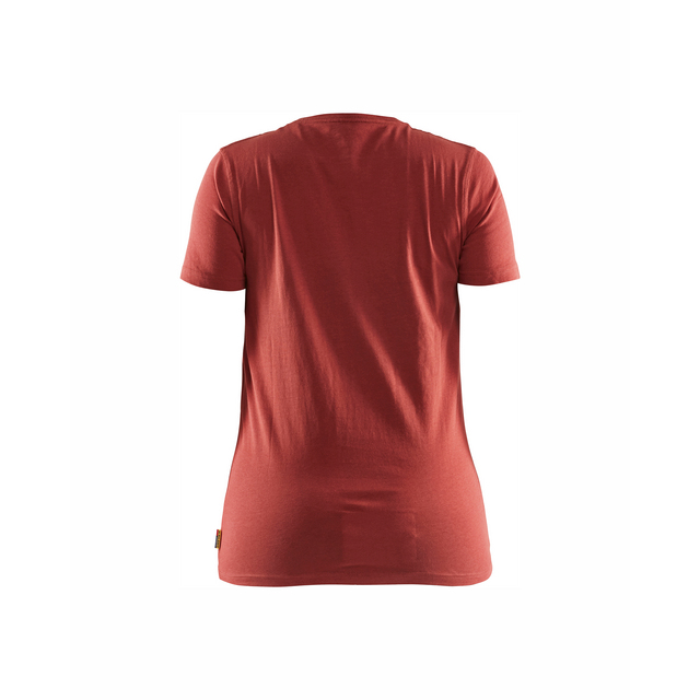 T-SHIRT 3431 1042 DAM 3D BRÄND RÖD XXL