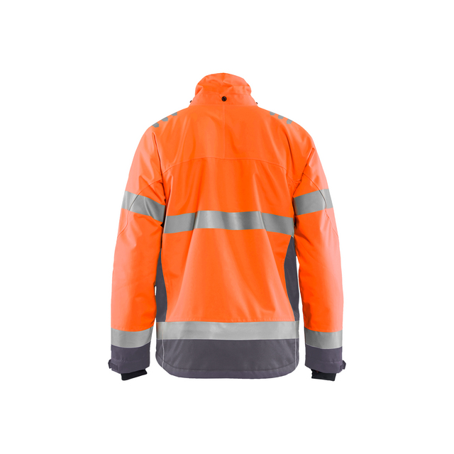 VARSELJACKA 4780 1977 VINTER VARSELORANGE/MELLANGRÅ S