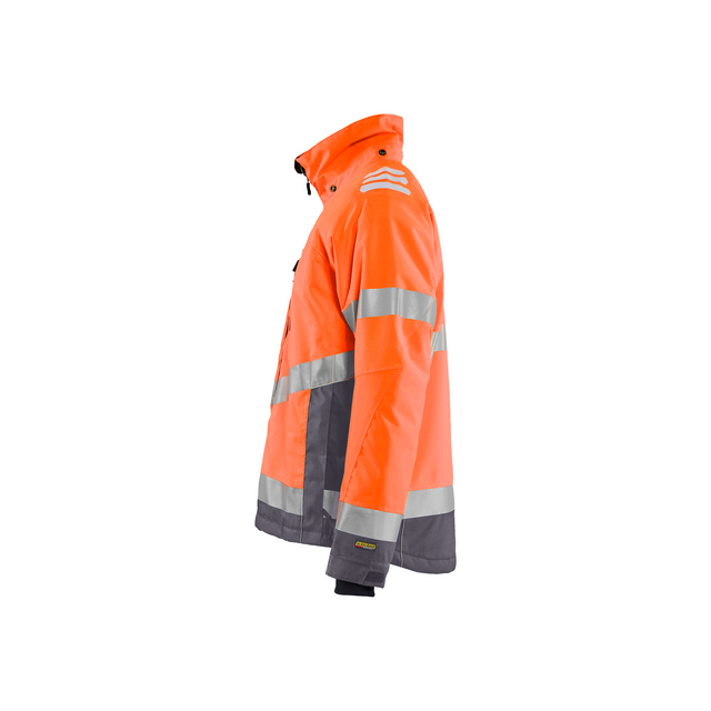 VARSELJACKA 4780 1977 VINTER VARSELORANGE/MELLANGRÅ S