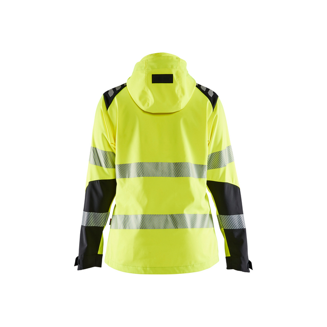 SOFTSHELLJACKA 4791 2513 DAM VARSEL VARSELGUL/SVART XXXL