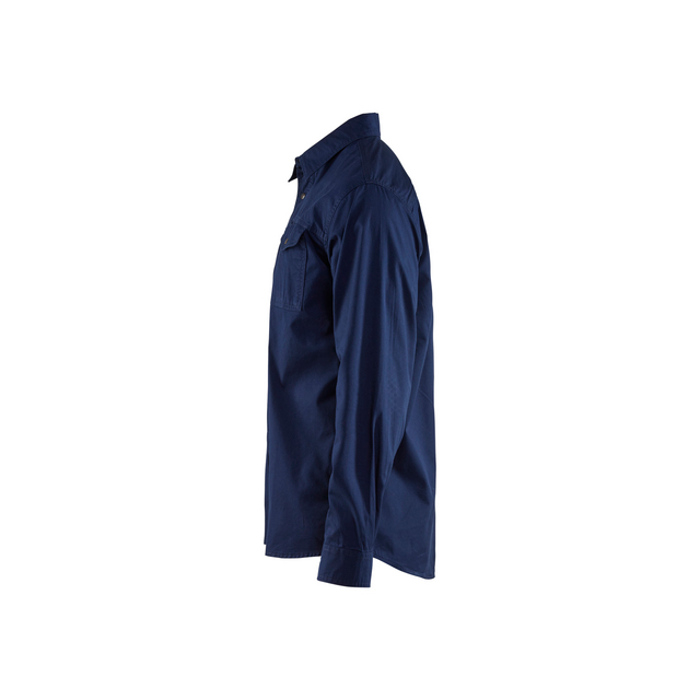 TWILLSKJORTA 3297 1135 MARINBLÅ XS