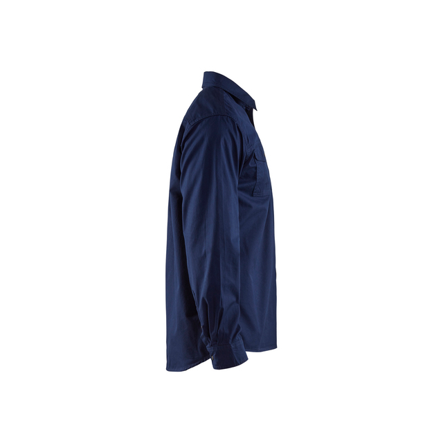 TWILLSKJORTA 3297 1135 MARINBLÅ XS