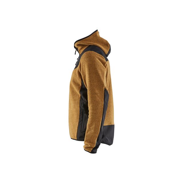 JACKA 5940 2536 STICKAD MED SOFTSHELL HONUNGSGUL/SVA XXXL