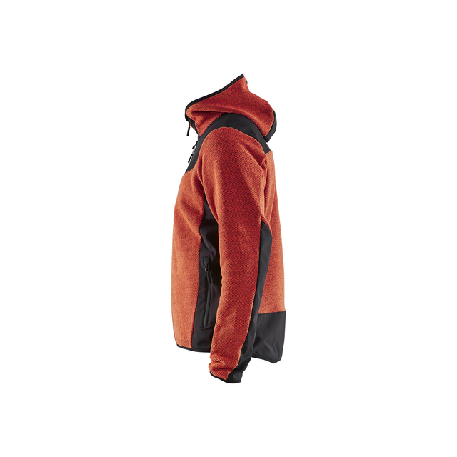 JACKA 5940 2536 STICKAD MED SOFTSHELL BRÄND RÖD/SVART S