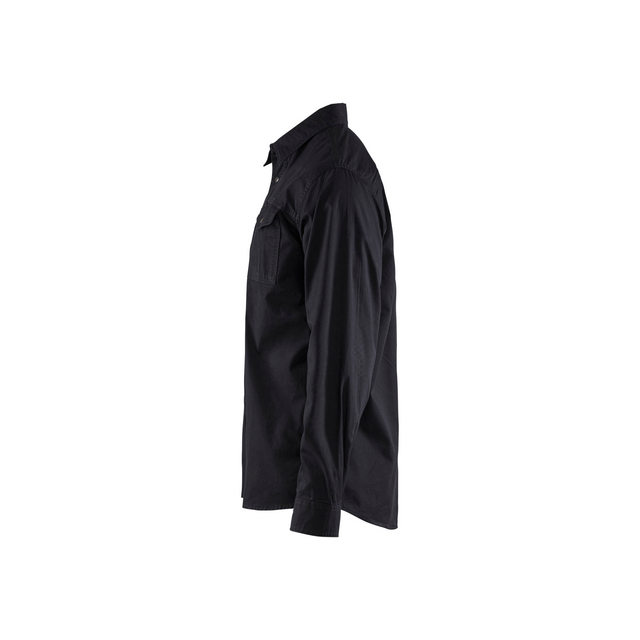 TWILLSKJORTA 3297 1135 SVART M