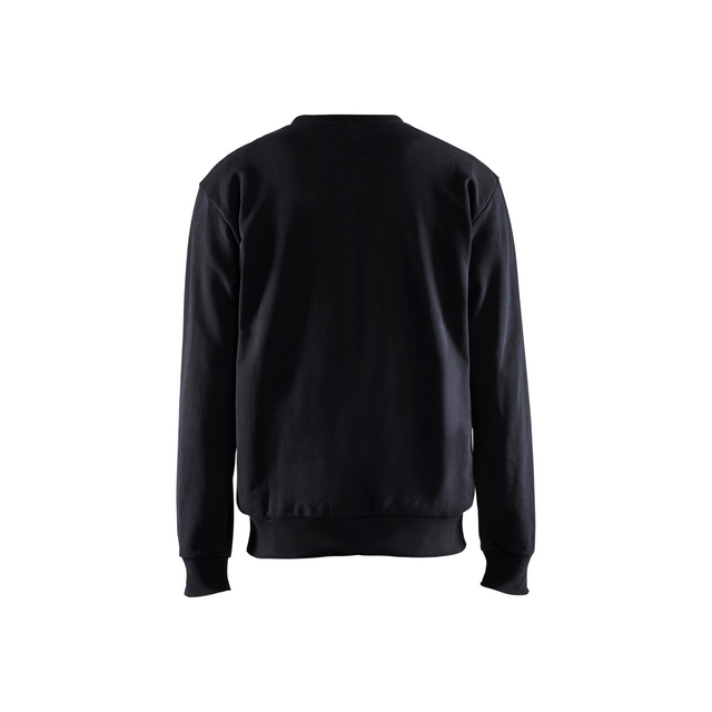 SWEATSHIRT 3580 1158 SVART/VARSELGUL XXL
