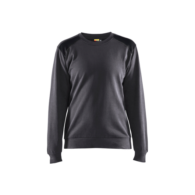 SWEATSHIRT 3408 1158 DAM MELLANGRÅ/SVART XS