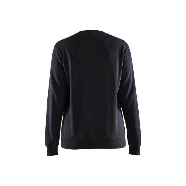 SWEATSHIRT 3408 1158 DAM SVART/VARSELGUL L
