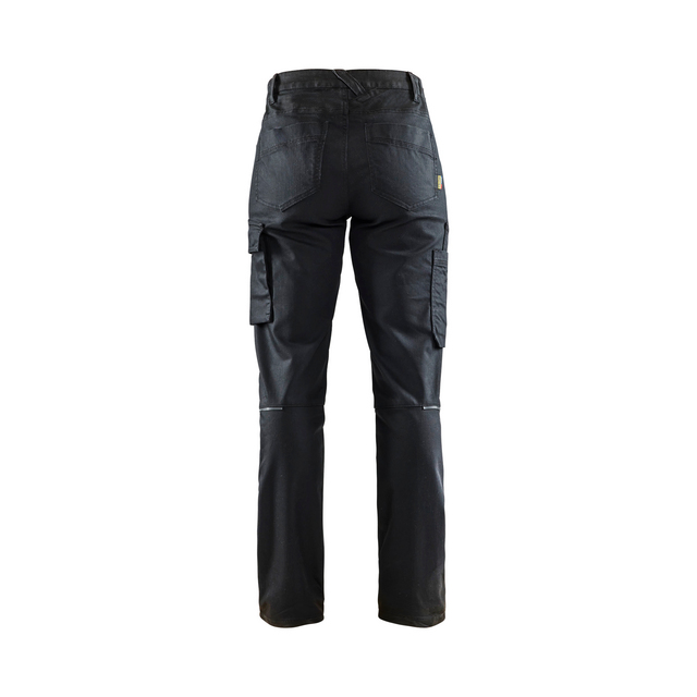 SERVICEBYXA 7140 1141 DENIM STRETCH DAM SVART/SVART C44