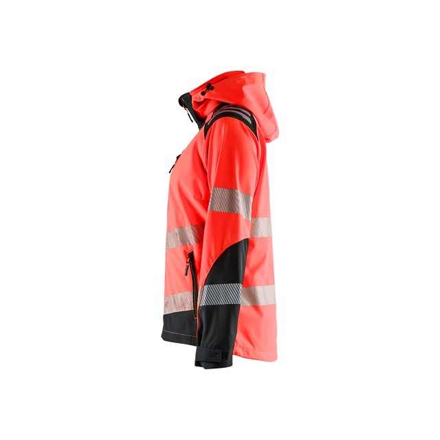 SOFTSHELLJACKA 4791 2513 VARSEL DAM VARSELRÖD/SVART XS