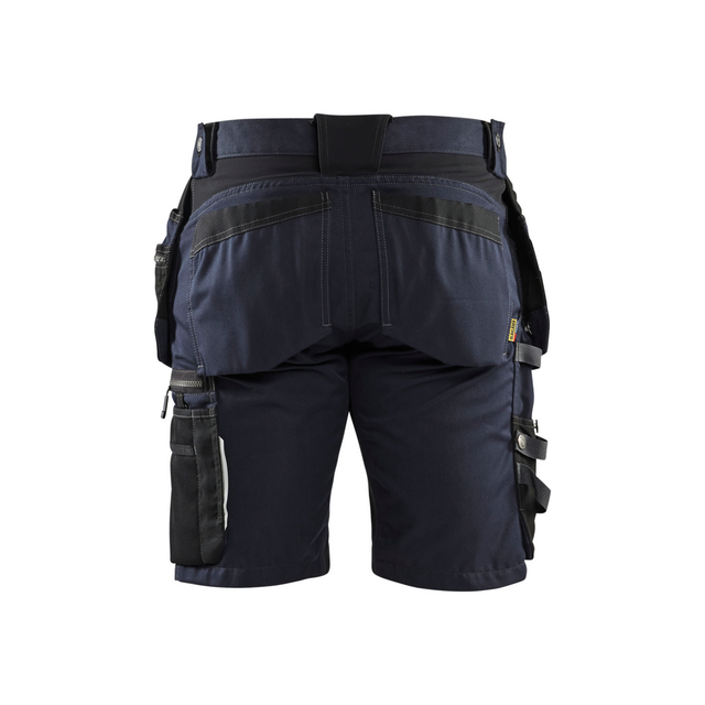 HANTVERKSSHORTS 1598 1860 STRETCH MARINBLÅ/SVART C60