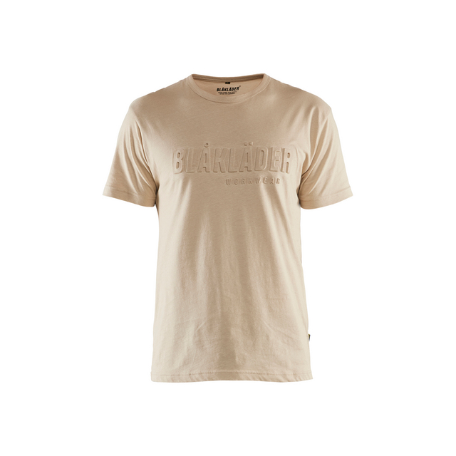 T-SHIRT 3531 1042 3D VARMBEIGE XXXL