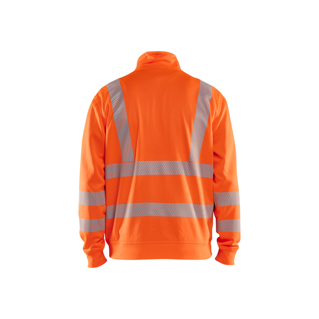 SWEATSHIRT 3564 2538 FULL-ZIP VARSELORANGE 4XL
