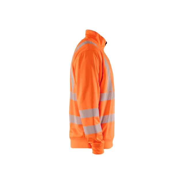 SWEATSHIRT 3564 2538 FULL-ZIP VARSELORANGE 4XL