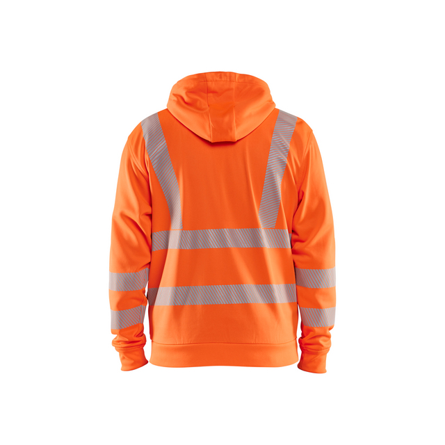 LUVTRÖJA 3565 2538 FULL-ZIP VARSELORANGE XXXL