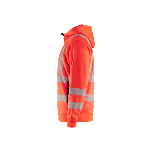 LUVTRÖJA 3565 2538 FULL-ZIP VARSELRÖD 4XL