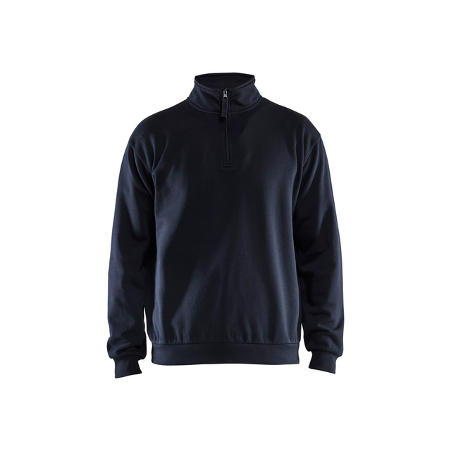 SWEATSHIRT 3587 1169 HALF-ZIP MÖRK MARINBLÅ XXXL