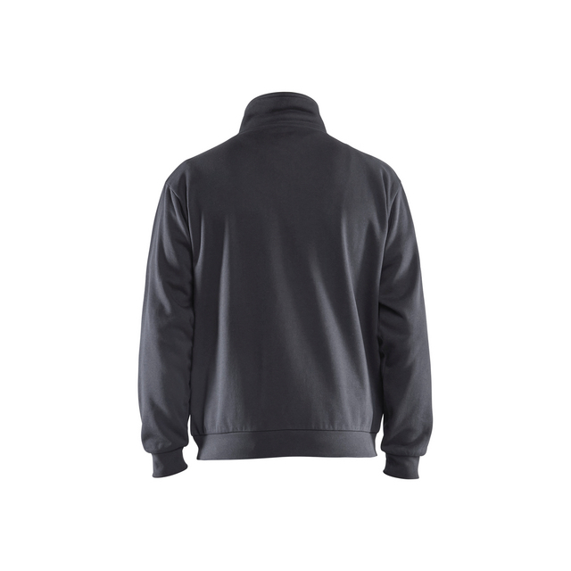 SWEATSHIRT 3587 1169 HALF-ZIP MELLANGRÅ XXL