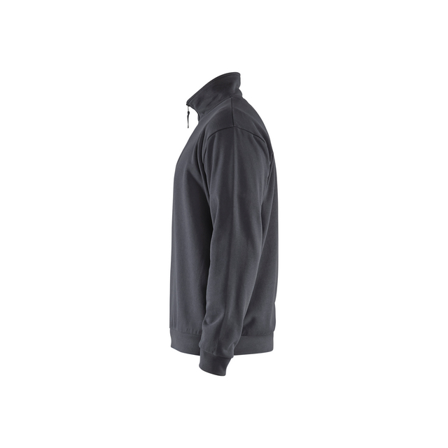 SWEATSHIRT 3587 1169 HALF-ZIP MELLANGRÅ XXL