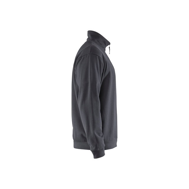 SWEATSHIRT 3587 1169 HALF-ZIP MELLANGRÅ XXL