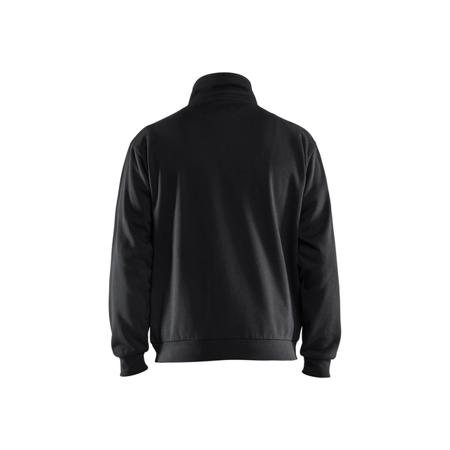 SWEATSHIRT 3587 1169 HALF-ZIP SVART 4XL