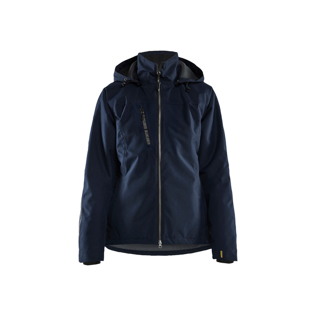 FUNKTIONSJACKA 4972 1977 LÄTT FODRAD DAM MARINBLÅ/SVART L