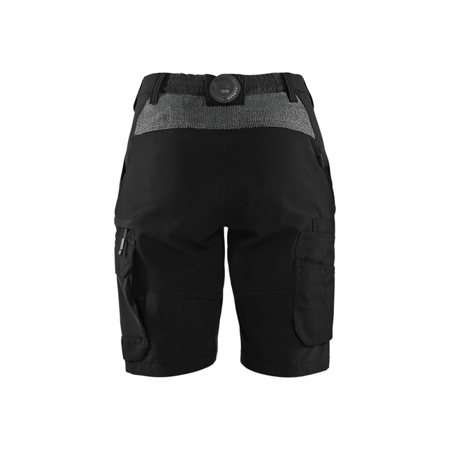 SERVICESHORTS 7123 1645 4VÄGS STRETCH DAM SVART/MÖRKGRÅ C50