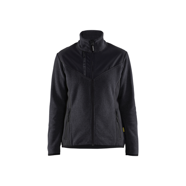 JACKA 5943 2536 STICKAD SOFT SHELL DAM ANTRACIT/SVART XL