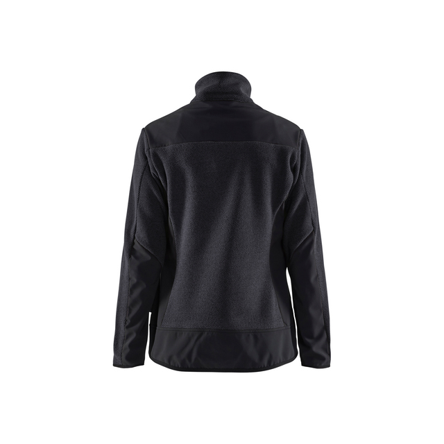 JACKA 5943 2536 STICKAD SOFT SHELL DAM ANTRACIT/SVART XL