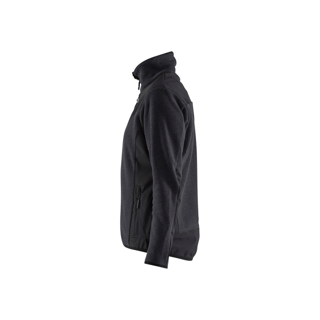 JACKA 5943 2536 STICKAD SOFT SHELL DAM ANTRACIT/SVART XL