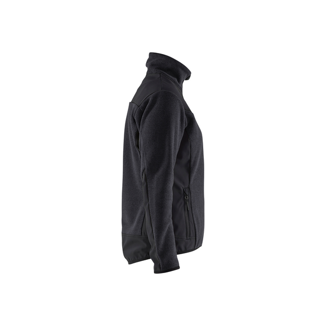 JACKA 5943 2536 STICKAD SOFT SHELL DAM ANTRACIT/SVART XL