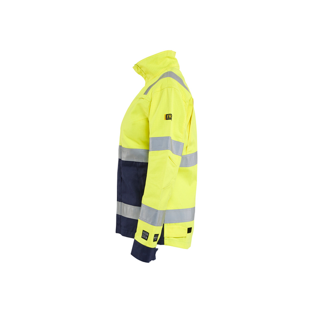 JACKA 4091 1514 MULTINORM DAM VARSELGUL/MARINBLÅ XXXL