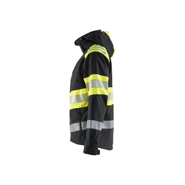 SOFTSHELLJACKA 4404 2513 VARSEL DAM SVART/VARSELGUL S