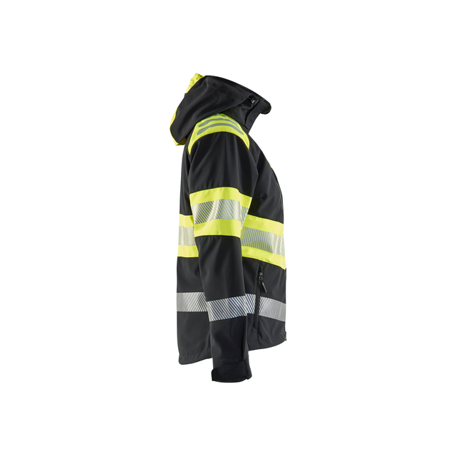 SOFTSHELLJACKA 4404 2513 VARSEL DAM SVART/VARSELGUL S