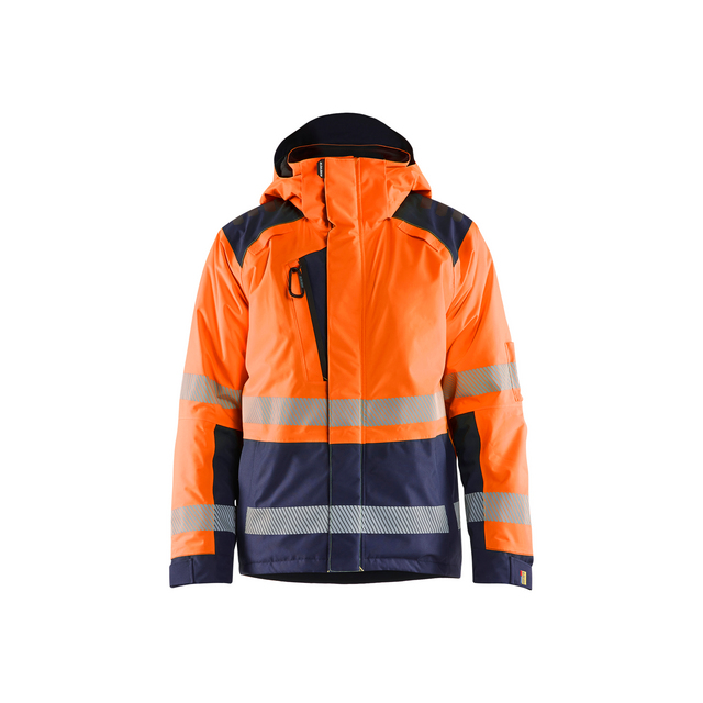 VINTERJACKA 4455 1987 VARSEL ORANGE/MARINBLÅ 4XL