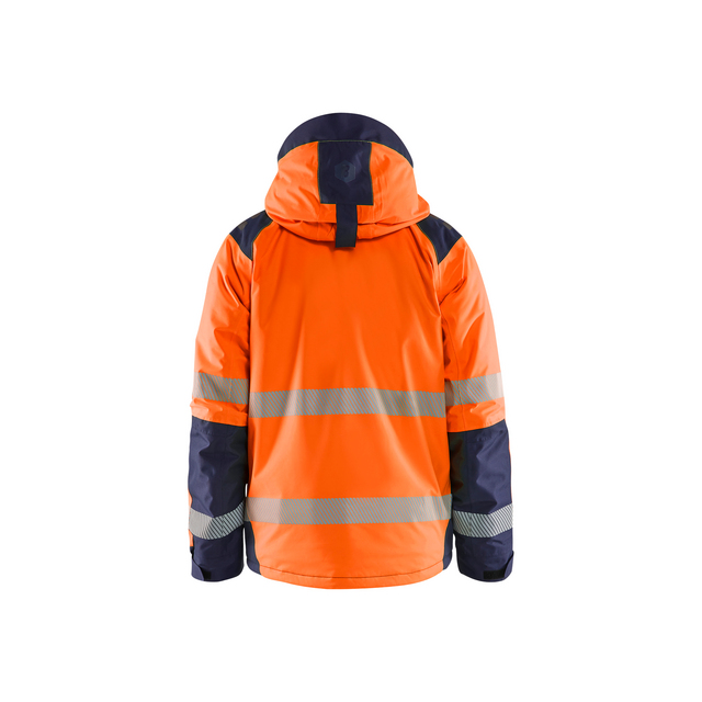 VINTERJACKA 4455 1987 VARSEL ORANGE/MARINBLÅ 4XL