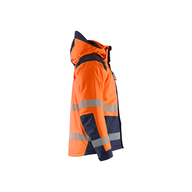 VINTERJACKA 4455 1987 VARSEL ORANGE/MARINBLÅ 4XL