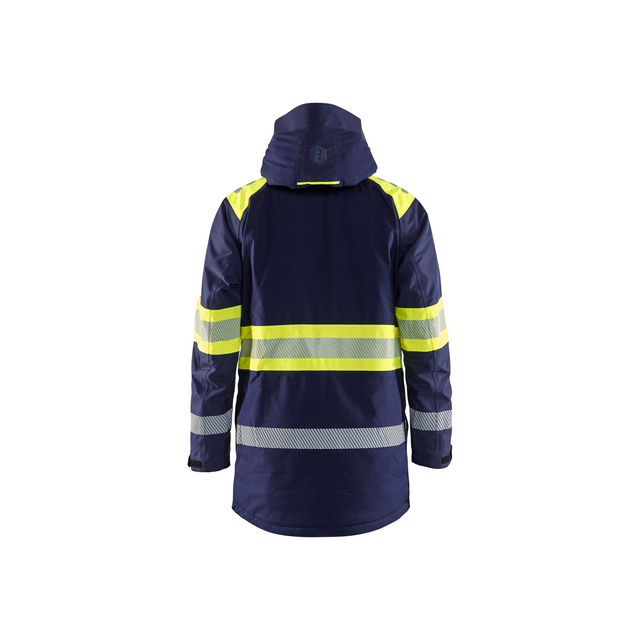 VINTERPARKAS 4485 1977 VARSEL MARINBLÅ/VARSELGUL 4XL