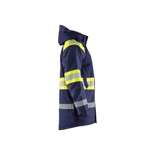 VINTERPARKAS 4485 1977 VARSEL MARINBLÅ/VARSELGUL 4XL