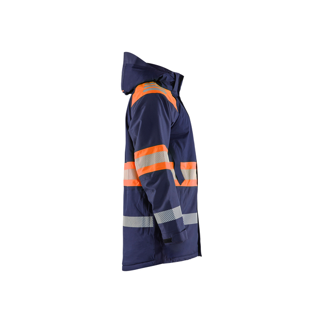 VINTERPARKAS 4485 1977 VARSEL MARINBLÅ/VARSELORANGE L