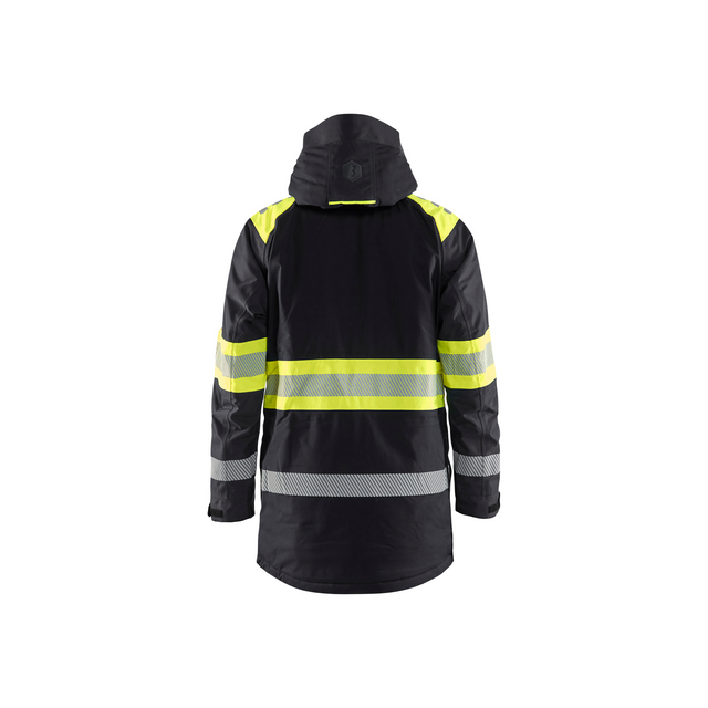 VINTERPARKAS 4485 1977 VARSEL SVART/VARSELGUL XL