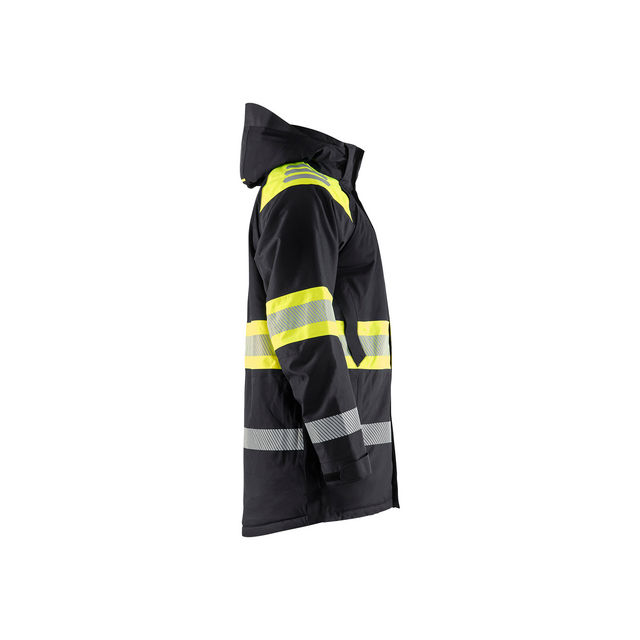 VINTERPARKAS 4485 1977 VARSEL SVART/VARSELGUL XL