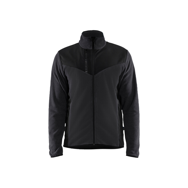 JACKA 5942 2536 STICKAD SOFT SHELL ANTRACITGRÅ/SVART S