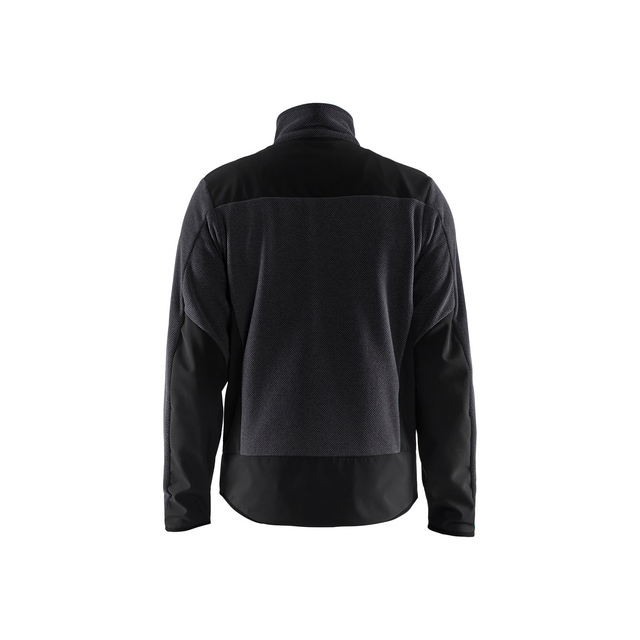 JACKA 5942 2536 STICKAD SOFT SHELL ANTRACITGRÅ/SVART S
