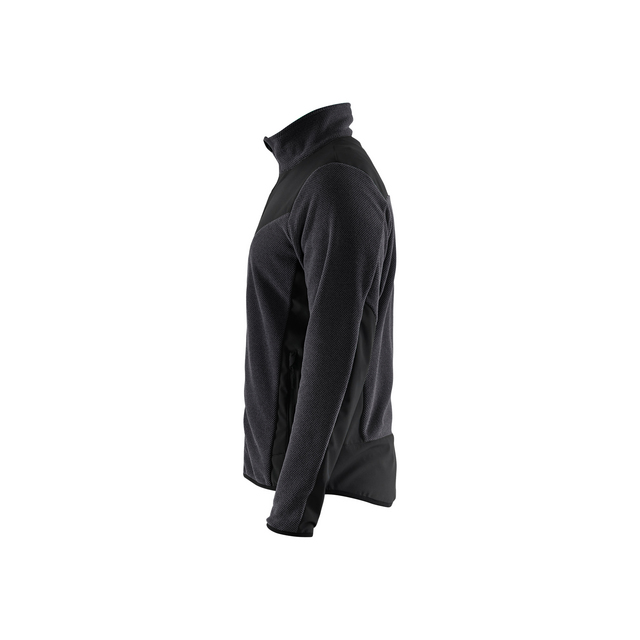 JACKA 5942 2536 STICKAD SOFT SHELL ANTRACITGRÅ/SVART S