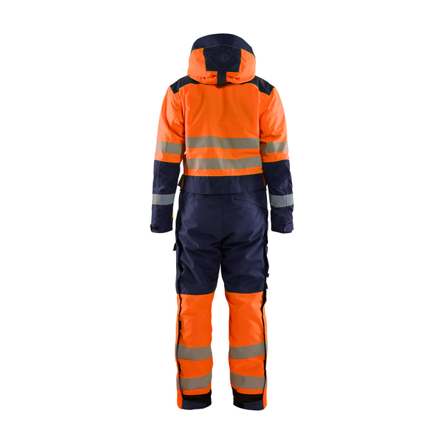 VINTEROVERALL 6720 1977 VARSEL VARSELORANGE/MARINBLÅ 5XL